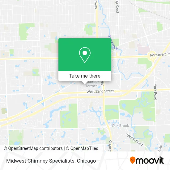 Midwest Chimney Specialists map
