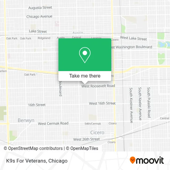 K9s For Veterans map
