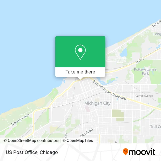 Us Post Office map