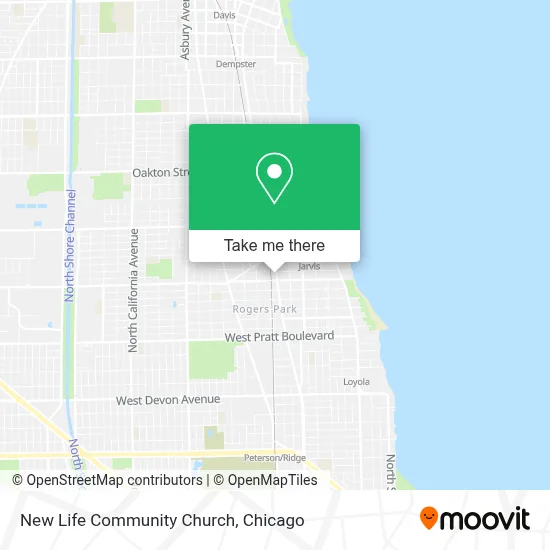 New Life Community Church map
