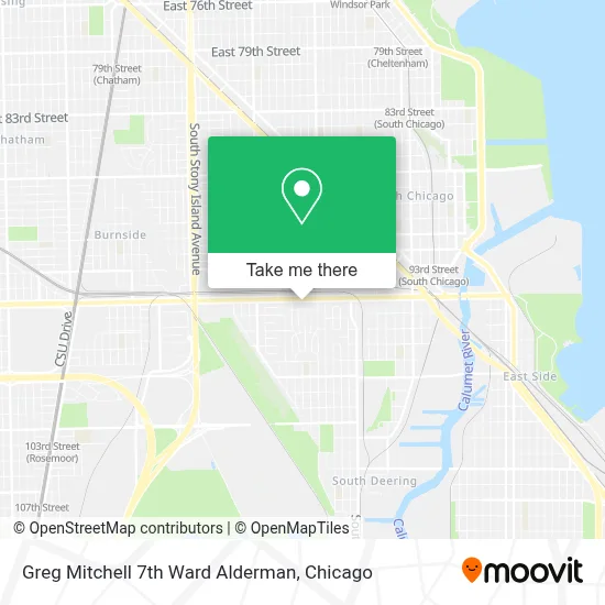 Greg Mitchell 7th Ward Alderman map