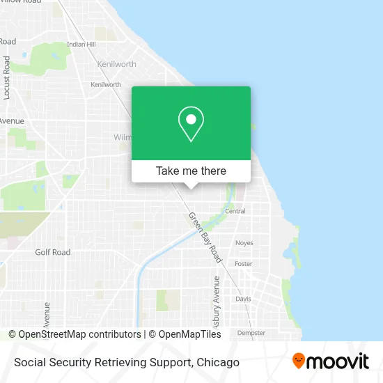 Social Security Retrieving Support map