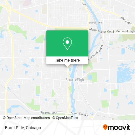 Burnt Side map