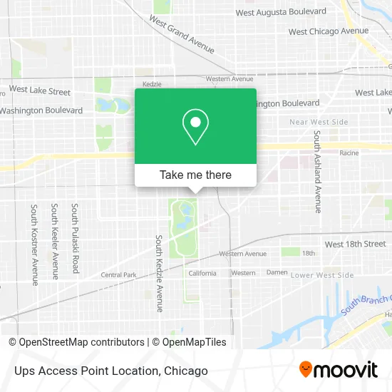 Ups Access Point Location map