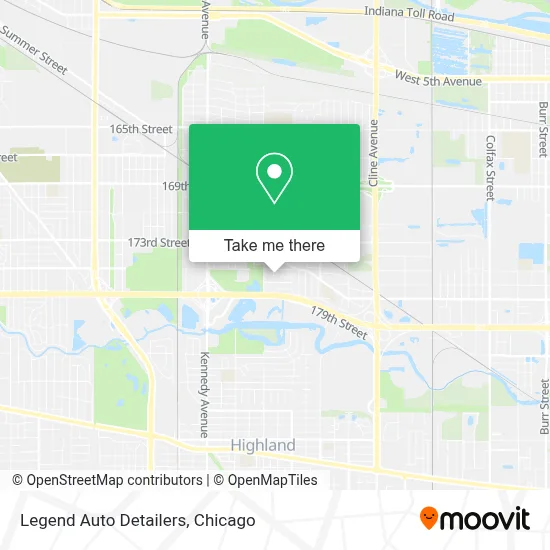 Legend Auto Detailers map