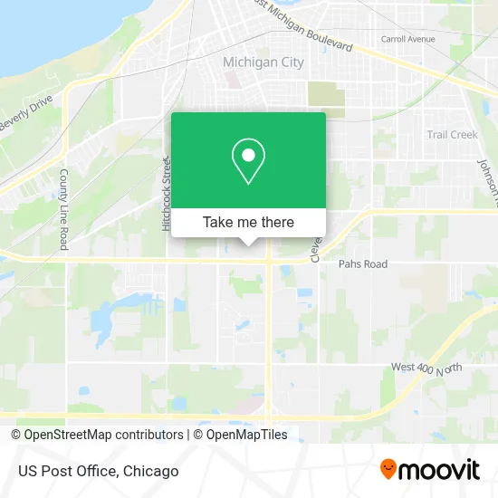 Us Post Office map