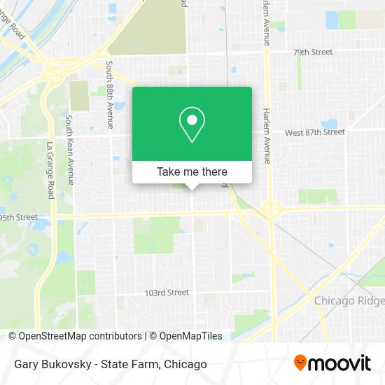 Gary Bukovsky - State Farm map