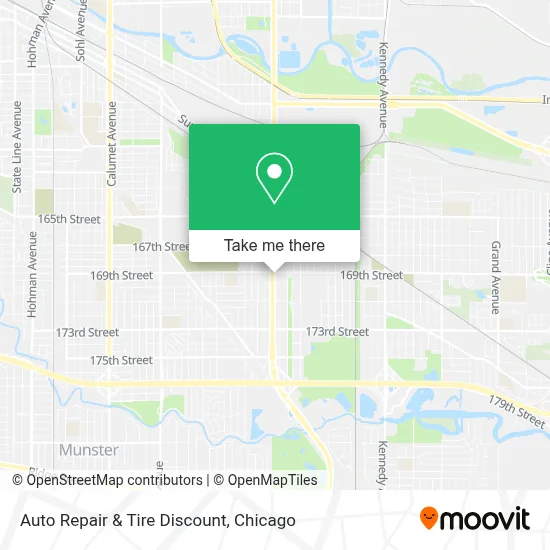 Auto Repair & Tire Discount map