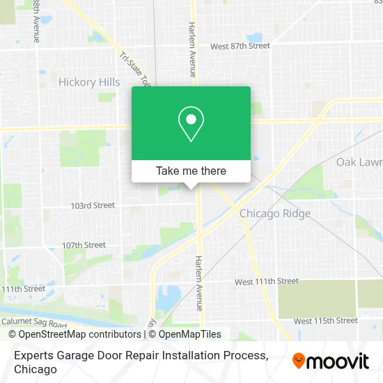 Experts Garage Door Repair Installation Process map