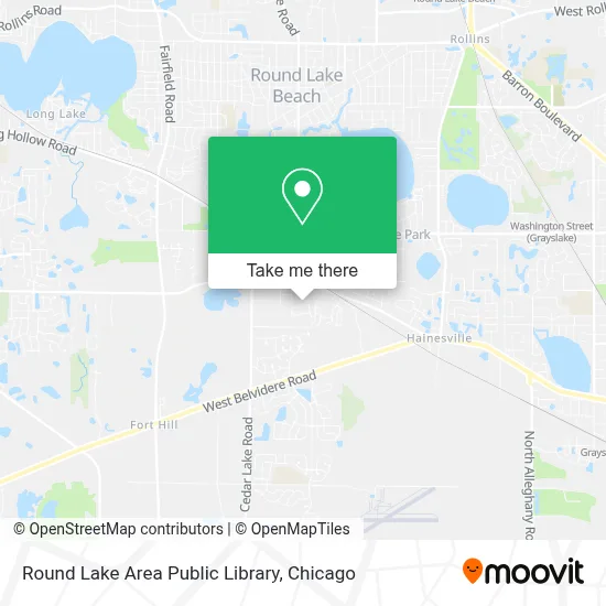 Round Lake Area Public Library map