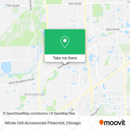 Whole Cell Accessories Pinecrest map