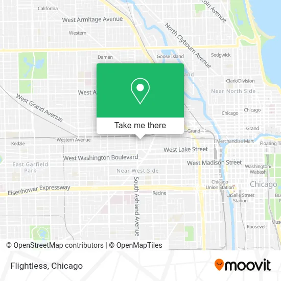 Flightless map