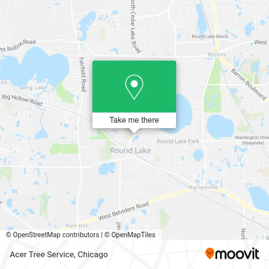 Acer Tree Service map