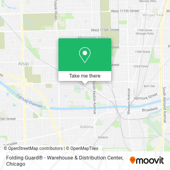 Folding Guard® - Warehouse & Distribution Center map