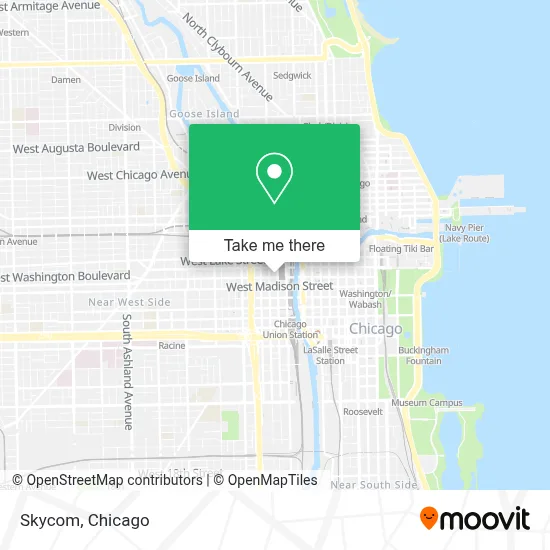 Skycom map