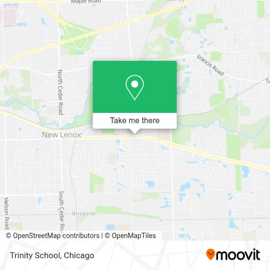 Trinity School map
