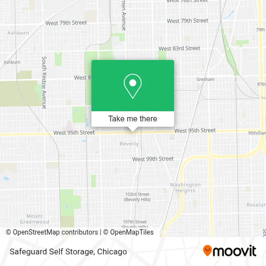 Safeguard Self Storage map