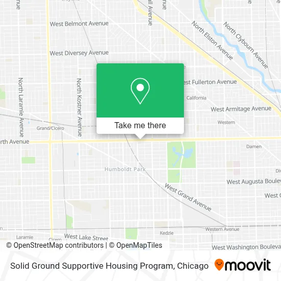 Solid Ground Supportive Housing Program map