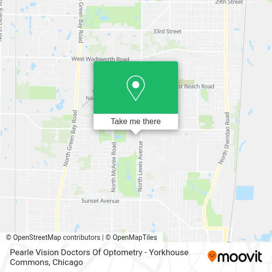 Pearle Vision Doctors Of Optometry - Yorkhouse Commons map