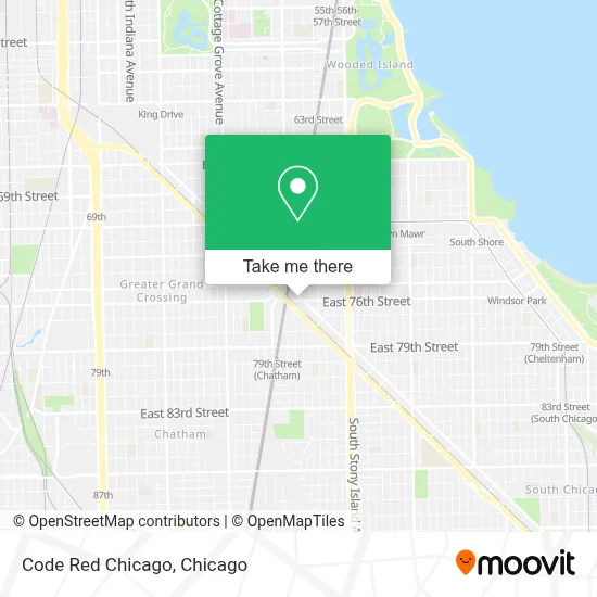 Code Red Chicago map