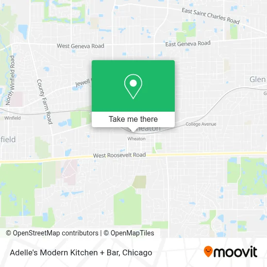 Adelle's Modern Kitchen + Bar map