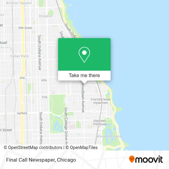 Final Call Newspaper map