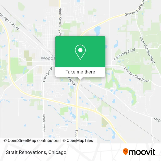 Strait Renovations map