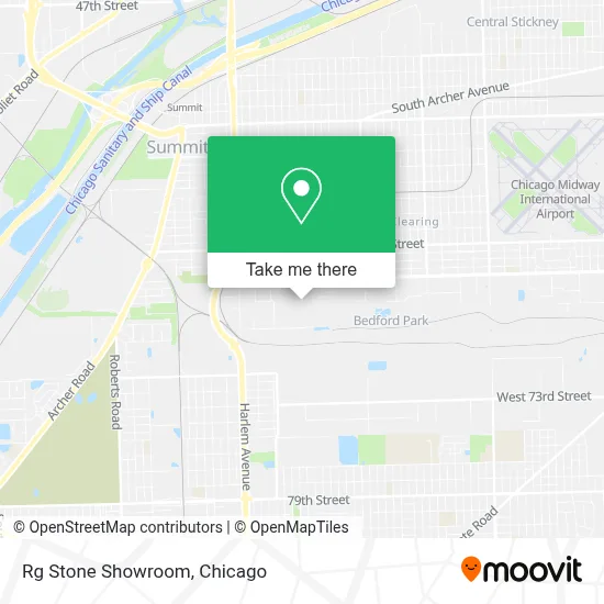 Rg Stone Showroom map