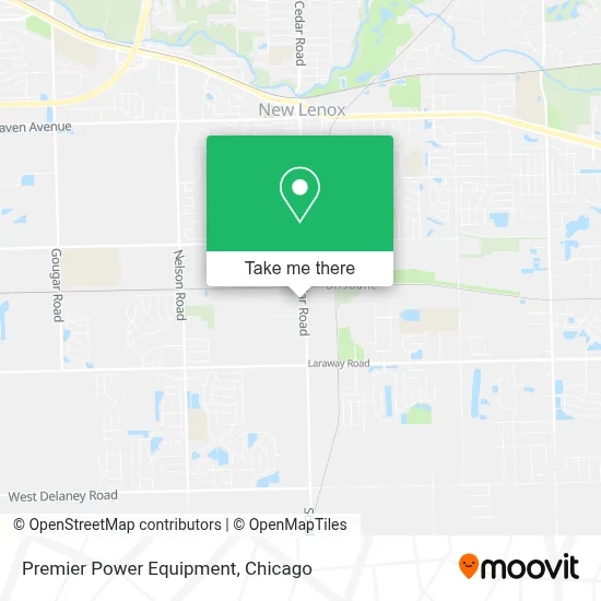 Premier Power Equipment map