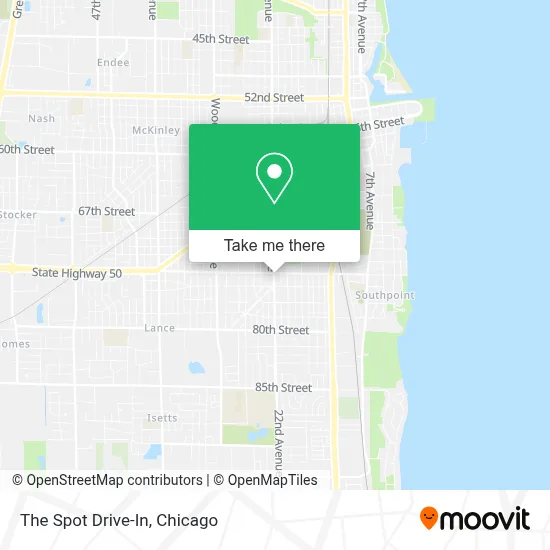 The Spot Drive-In map
