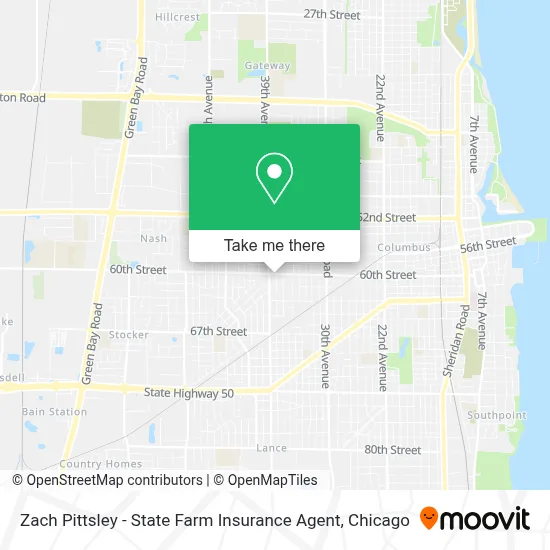 Zach Pittsley - State Farm Insurance Agent map