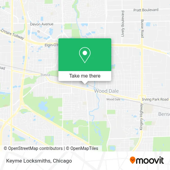 Keyme Locksmiths map