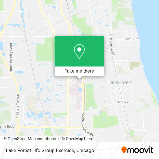 Lake Forest Hfc Group Exercise map