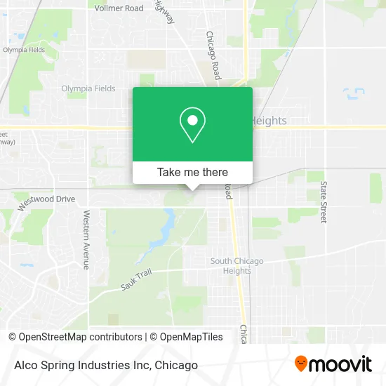 Alco Spring Industries Inc map