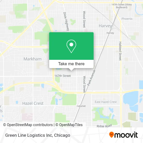 Green Line Logistics Inc map