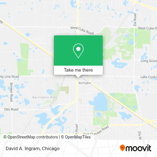 David A. Ingram map
