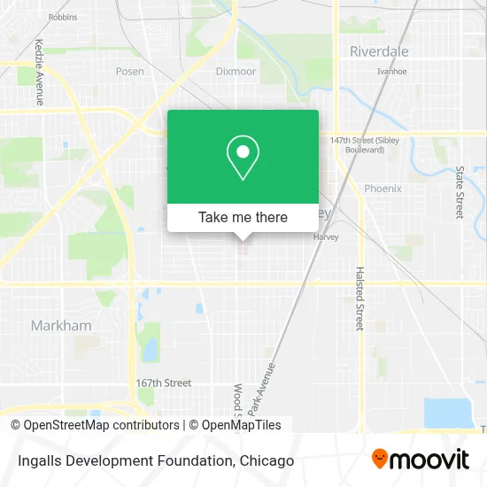 Ingalls Development Foundation map