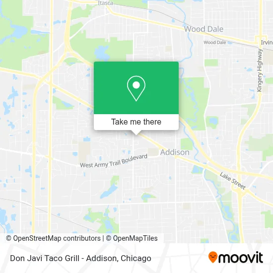 Don Javi Taco Grill - Addison map