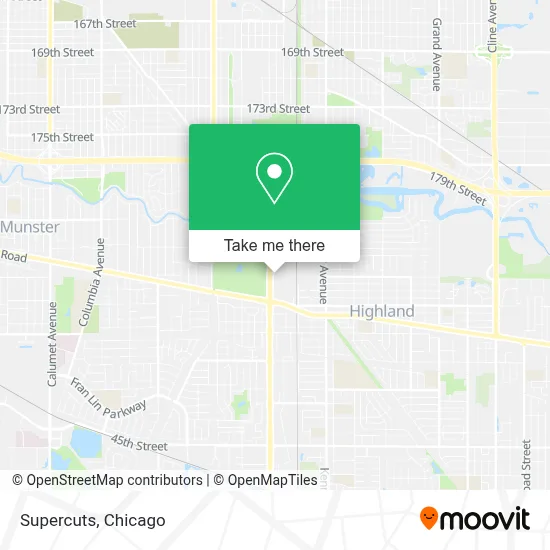 Supercuts map