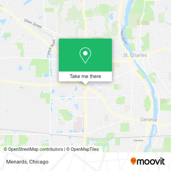 Menards map