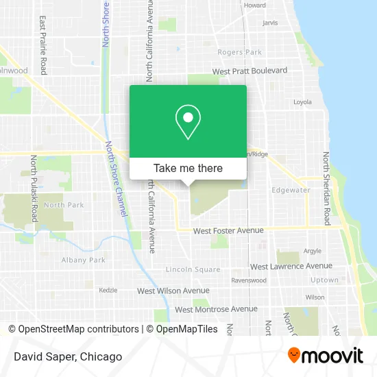 David Saper map