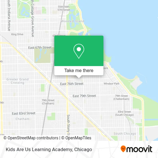 Kids Are Us Learning Academy map
