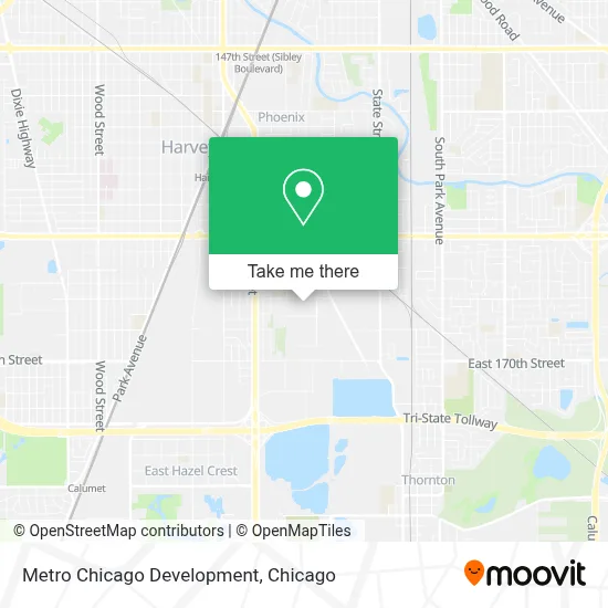Metro Chicago Development map