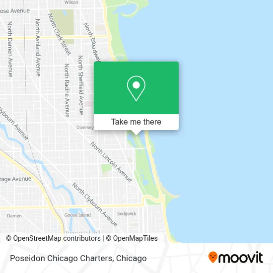 Poseidon Chicago Charters map
