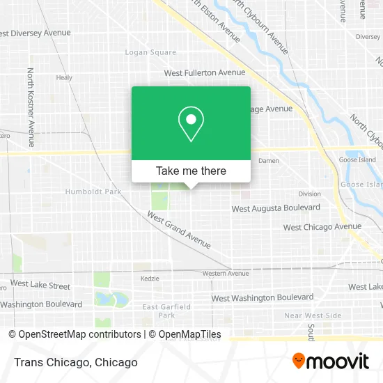 Trans Chicago map