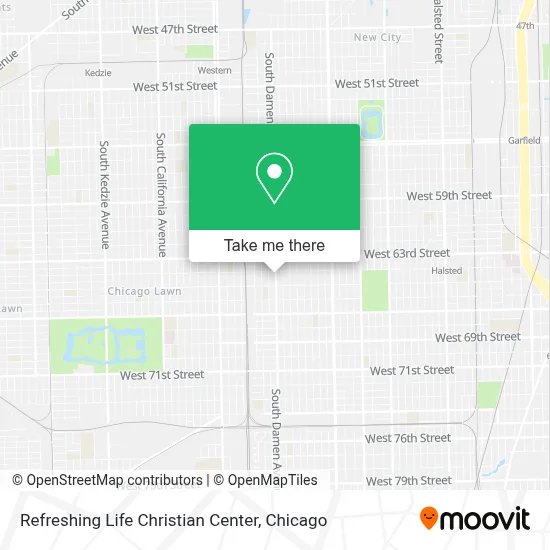 Refreshing Life Christian Center map