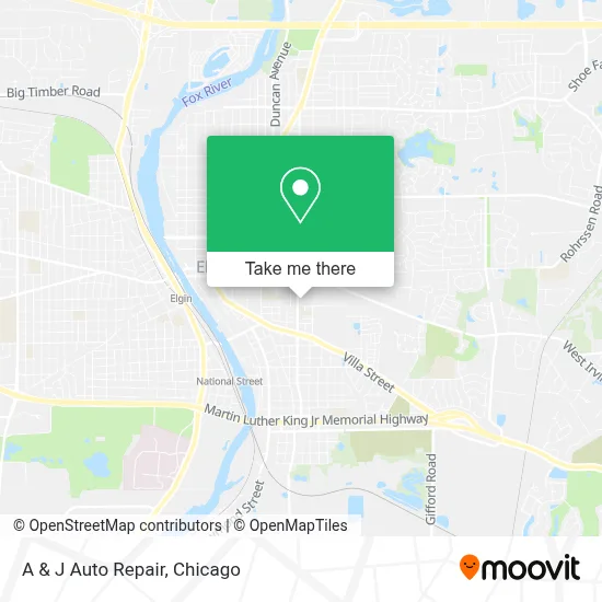 A & J Auto Repair map