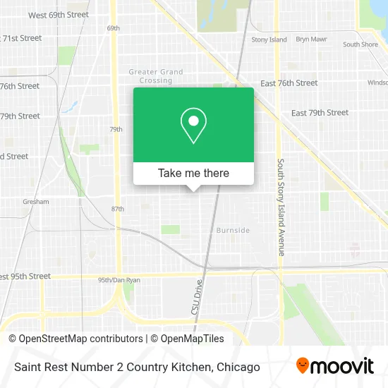 Saint Rest Number 2 Country Kitchen map