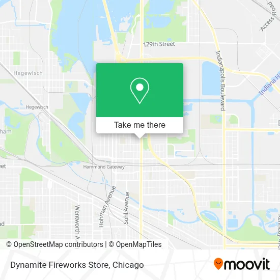 Dynamite Fireworks Store map