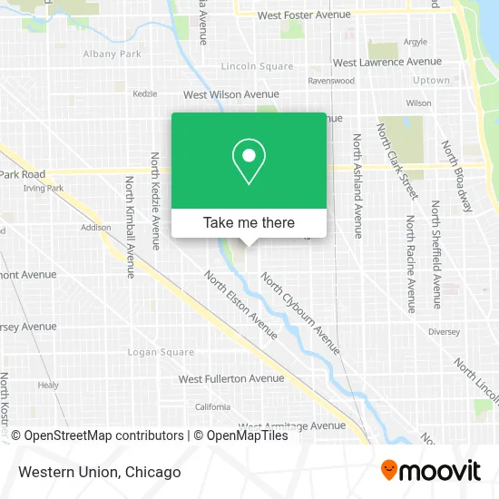 Western Union map